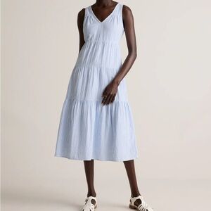 Quince 100% Organic Multi-Tiered Cotton Maxi Dress
